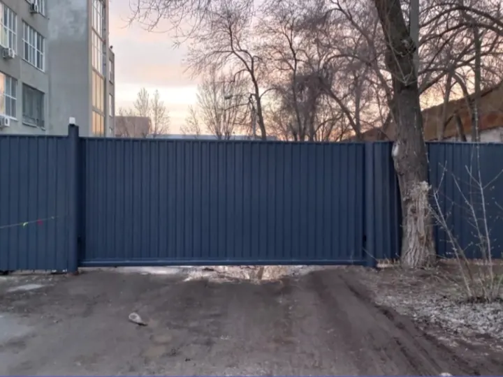 Откатные ворота 4 м с автоматикой DoorHan